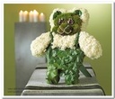 Oasis® Bear Bioline 48.5*42*5 cm oase voor verse bloemen Met staander Oasis® Beer van oase