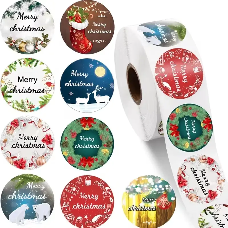 sluitsticker label kerst merry christmas kerststicker (18).webp