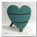Oasis® Mini Hart 30*28*4. 5 Met staander Oasis® Mini Hart oase voor verse bloemen