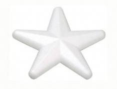 Oasis® Styropor Ster Zeester 20*5 cm Zeester /st piepschuim tempex isimo