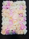 Flowerwall Flower Wall 40*60cm wit  Roze, Zalmkleur 
