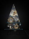 Frame Kerstboom ca. 60 cm met incl voet / stuk met horizontale liggers L39.0  h58.0
