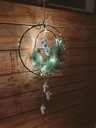 Metalen frame ring in ring movable Zwart 25cm Metalen ring