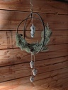 Metalen frame ring in ring movable Zwart 25cm Metalen ring