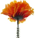 Anjerpick Oranje / stuk zijde bloemen