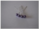 Parelspelden 8 mm  10 st - zwart61400 