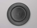 Onderbord loodlook Basic Grey Grijs 33 cm rond schaal bloemschikken
