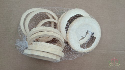 Bamboo ringen 10-12 cm naturel ca. 10stuks Natuurlijk bloemschikmateriaal