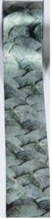 Bedrukt  Lint Greenleaf 70mm 80 cm Metalic Goud opdruk Eucalypthus 