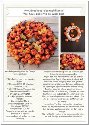 Oranje pompoentjes 5 cm op steker pompoentjes Oranje