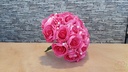 Bruidsboeket Camelia Fuchsia foam EV449 