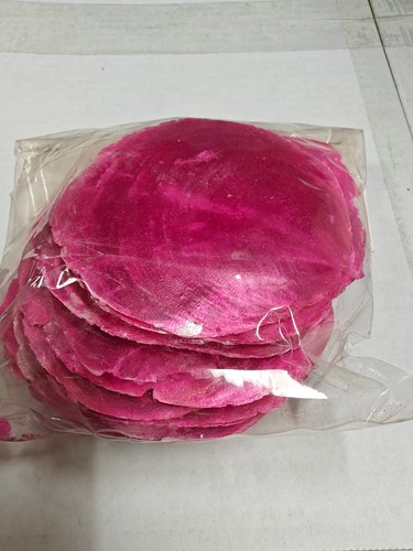 Capiz Camar schelpen roze/fuchsia, 250 gram