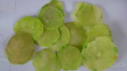 Capiz shell Camar appelgroen 500 gram Geverfde schelpen
