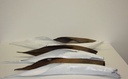 Coco TUBE zak per 3st Cocoblad gesloten Naturel! excl decoraties