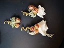 Corsage Roos Lieke Zalm Cava creme zand Maatwerk