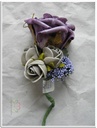 Corsage Roos Paars Antique CPR126 Maatwerk