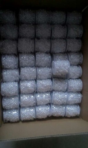 Parelketting Parelguirlande rol 15 meter wit 3+8 mm 
