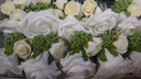 Corsage Roos Roomwit-creme-Groen CPR132 Maatwerk