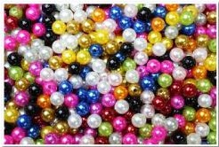 Parels rijgparels 8-10mm Rainbow / 50 g voor bruiloftdecoratie
