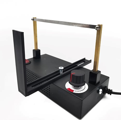 Easy elektrische cutter, Lintsnijder met 5 messen voor  en kant / st snijder voor satijn kant en koord 220V