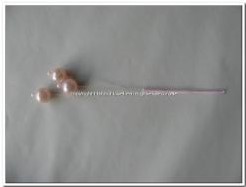 Pearl bead pick rose / doosje bruiloftdecoratie