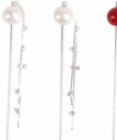 Pearl Stick met Diamantband 6-pack bruiloftdecoratie