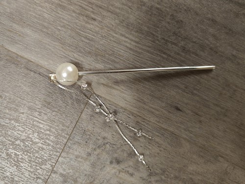 Pearl Stick met Diamantband 6-pack bruiloftdecoratie
