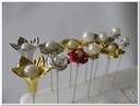 Pin Deco Diamantring 8 mm 15 st GOUD Pimp de Parel Doosje
