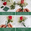Pinclip Magneet PER SET voor bruidswerk, corsage Pinclip Magnetic bestaat uit 2 delen
