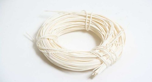 Pitriet Rattan 2mm ca. 50gram Gebleekt 