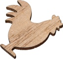 Houten Kippen 3,5+2cm Zakje 16st 