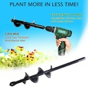 Plantenboor 5 cm dia 22 cm lang excl boormachine
