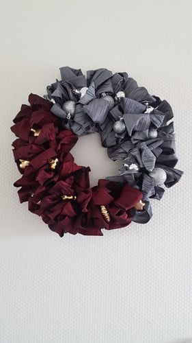 Plissee taftband 6 cm / rol 10 m - bordeaux-aubergine 505 