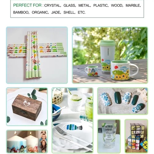 Laser Transferpapier voor Kaarsen, Glas & Hout / 10 vellen kan ook op bloemen etc