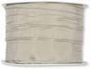 Plissee taftband 6 cm / rol 10 m - naturel Pearl 72 