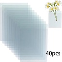 Pocket Pochet corsagezakjes zakboutiquehouder / 40 stuks 12,4 cm * 8,4 cm