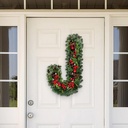 Metalen frame Groen Candy Cane Zuurstok ca. 30 cm Unieke vorm