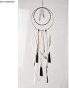 Metalen ringen 15cm wit gelakt enkele ring