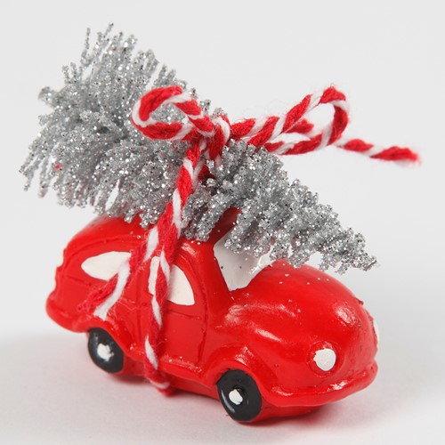 Mini auto's, h20 mm l40 mm, rood, auto's, 2stuks Mini autootjes