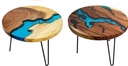 Poten voor bv salontafel epoxy 42 cm , set van 3 voor Epoxy Resin, zonder accessoires