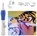 Punchnaalden Verstelbare kunststofset 7 delig DIY 1.3mm 1.6mm 2.2mm Punchen zie filmpje