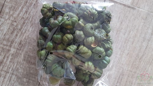 Putka / pudka pods Groen ca. 40gram klein verp 