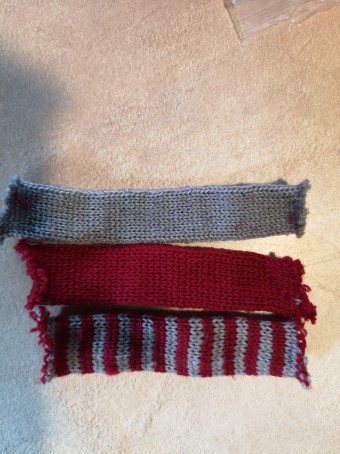 Rondgebreide tube pakketje voor enkele kabouters 3 kleuren Kaboutertjes maken