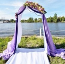 Standaard voor bloemenboog ballonnenboog Boogvorm incl accesoires , excl stof