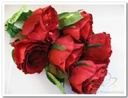 Roos Zijden bloem Rood 30*8cm / tak 