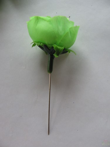 Roosjes 3 cm Zijden FrisGroen corsage of zeep ca. 20 stuks 