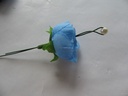 Roosjes 3 cm Zijden Lichtblauw corsage of zeep ca. 20 stuks 