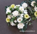 Rouwstuk Druppel Zijden bloemen Rouwstuk Druppel