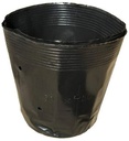 Zwarte plastic opkweekzakjes 8*8cm Pak ca. 100 flexibele potjes