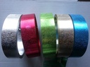 Aluminium Breed Plat Aluminiumdraad Embossed 15MM - turquoise 
